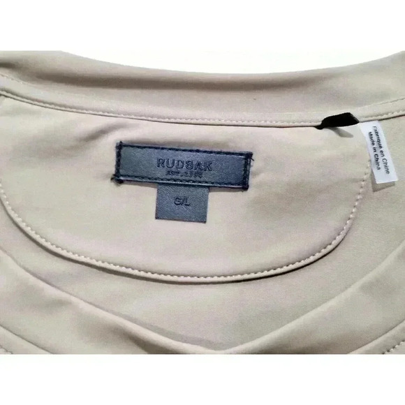 Rudsak Tan Asymmetrical Long Sleeve Sweater Size Large - Picture 5 of 6